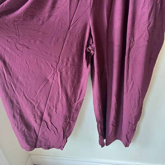 Old Navy Plum Maxi Dress XXL Smocked Waist Long Sleeve V-Neck Boho New NWT - Picture 6 of 15